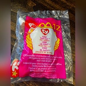 McDobalds TY Chip the cat 1999